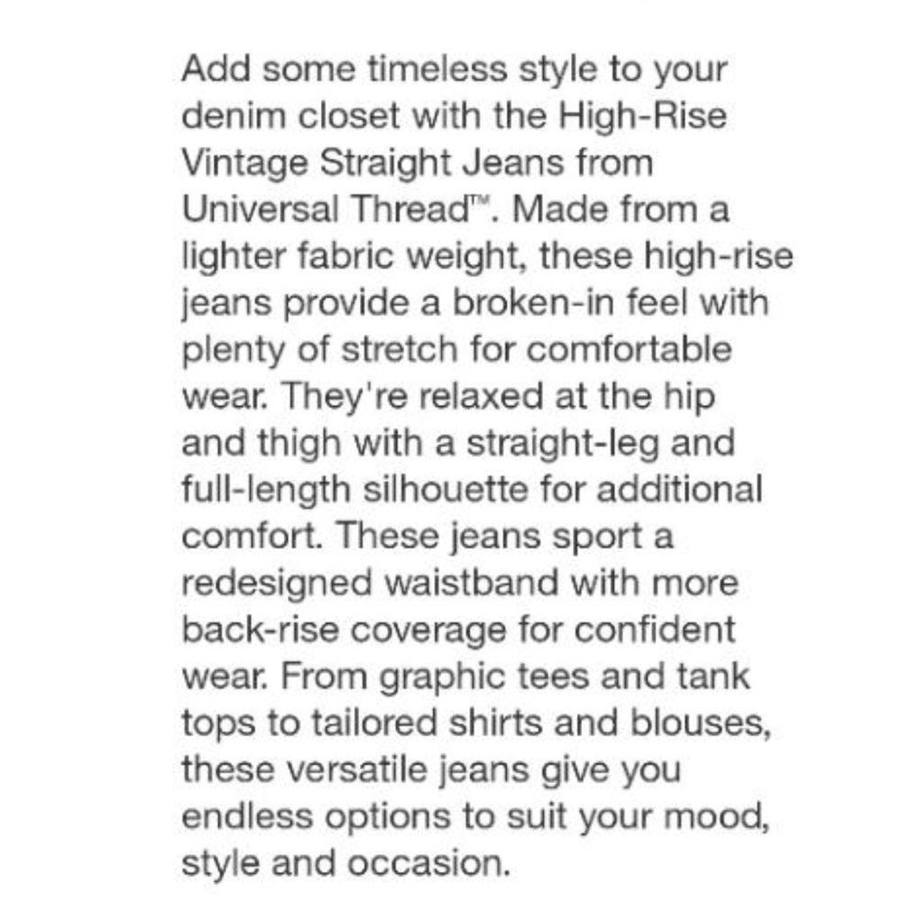 Women's 90's High-Rise Vintage Straight Jeans Universal Thread Light Blue Size 2 - Picture 4 of 13